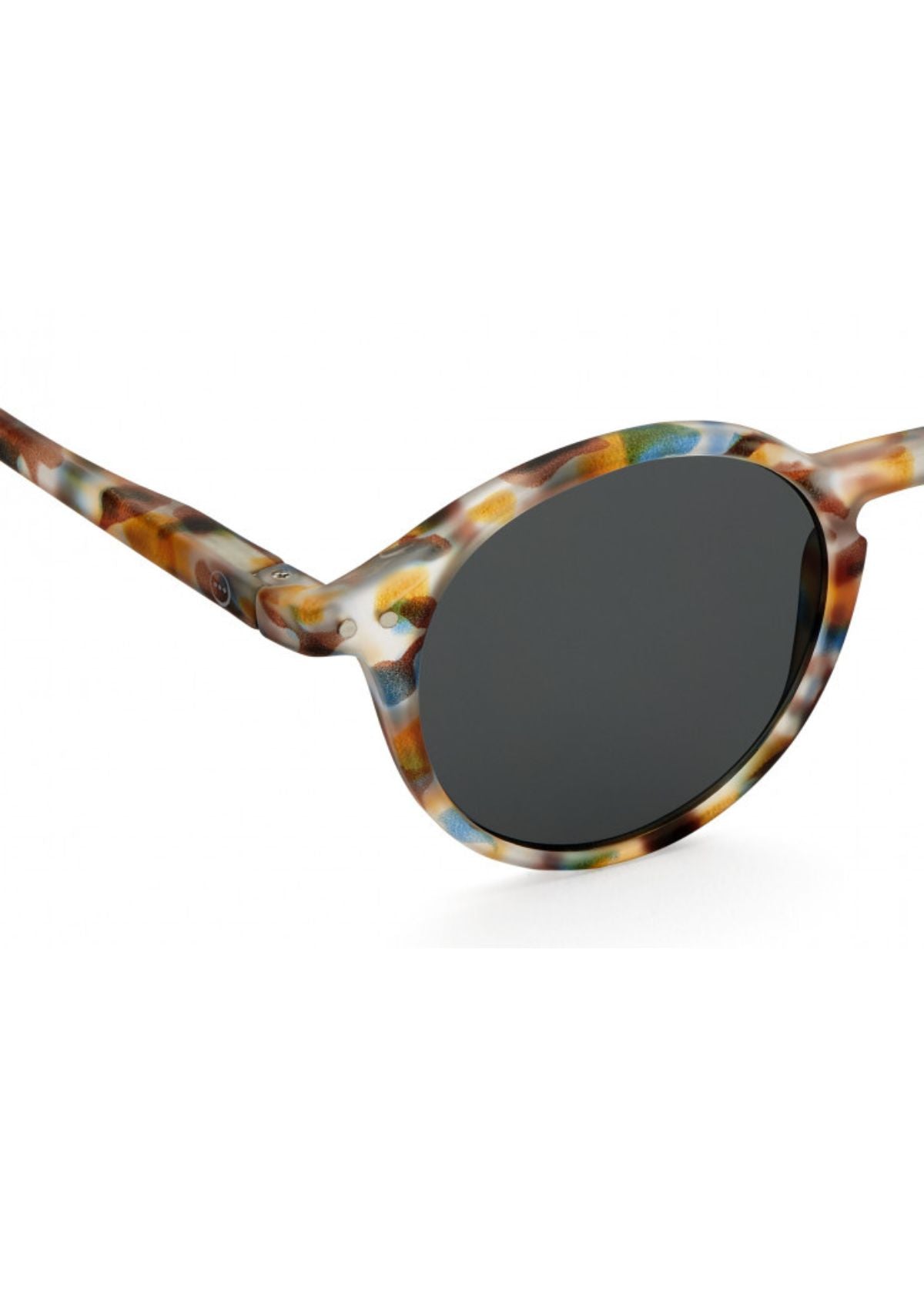 IZIPIZI Iconic Round Reading Sunglasses in Blue Tortoise