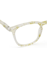 IZIPIZI Trapeze Shaped Reading Glasses in Oily White