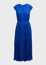 JASON WU COLLECTION Cap Sleeve Pleated Midi Dress