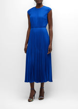 JASON WU COLLECTION Cap Sleeve Pleated Midi Dress