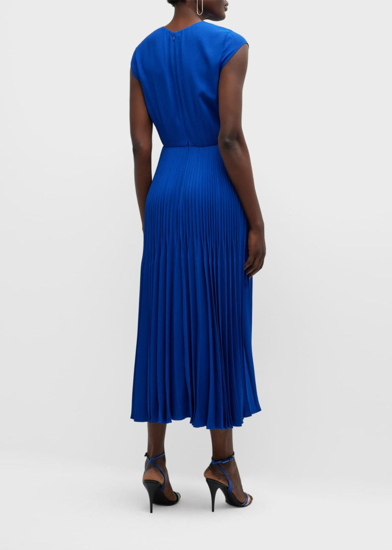 JASON WU COLLECTION Cap Sleeve Pleated Midi Dress