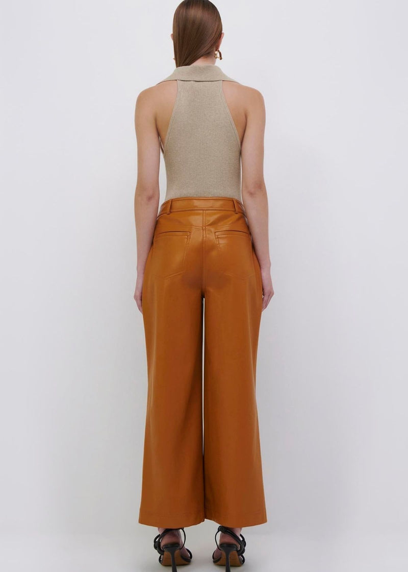 SIMKHAI Judah Vegan Leather Pant
