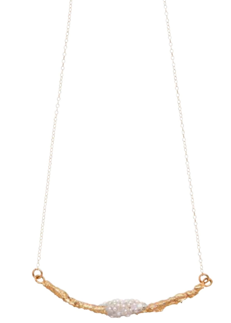 JULIE COHN DESIGN Snowberry Bronze Pearl Necklace