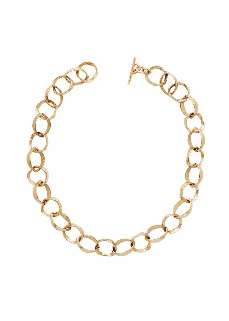 JULIE COHN DESIGN Bronze Roman Chain Necklace