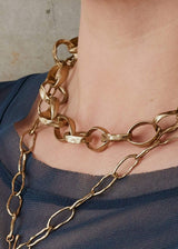 JULIE COHN DESIGN Bronze Roman Chain Necklace