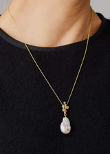 JULIE COHN DESIGN Caldera Bronze Pearl Necklace