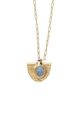 JULIE COHN DESIGN Mevia Bronze Pendant with Clay Charm Necklace
