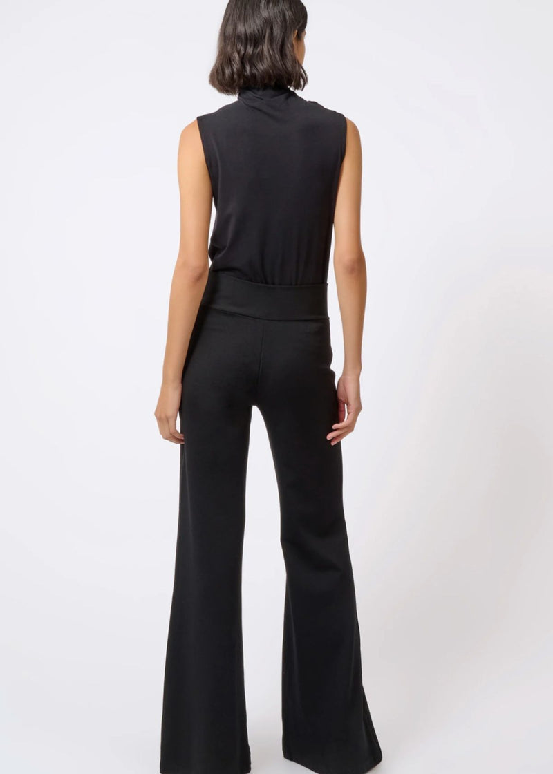 KAL RIEMAN Ponte Wide Leg Pant - Black