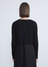LAFAYETTE 148 Responsible Fine Gauge Merino Open Front Cropped Cardigan