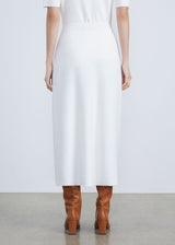 LAFAYETTE 148 Cloud Matte Crepe Double Knit Wrap Skirt
