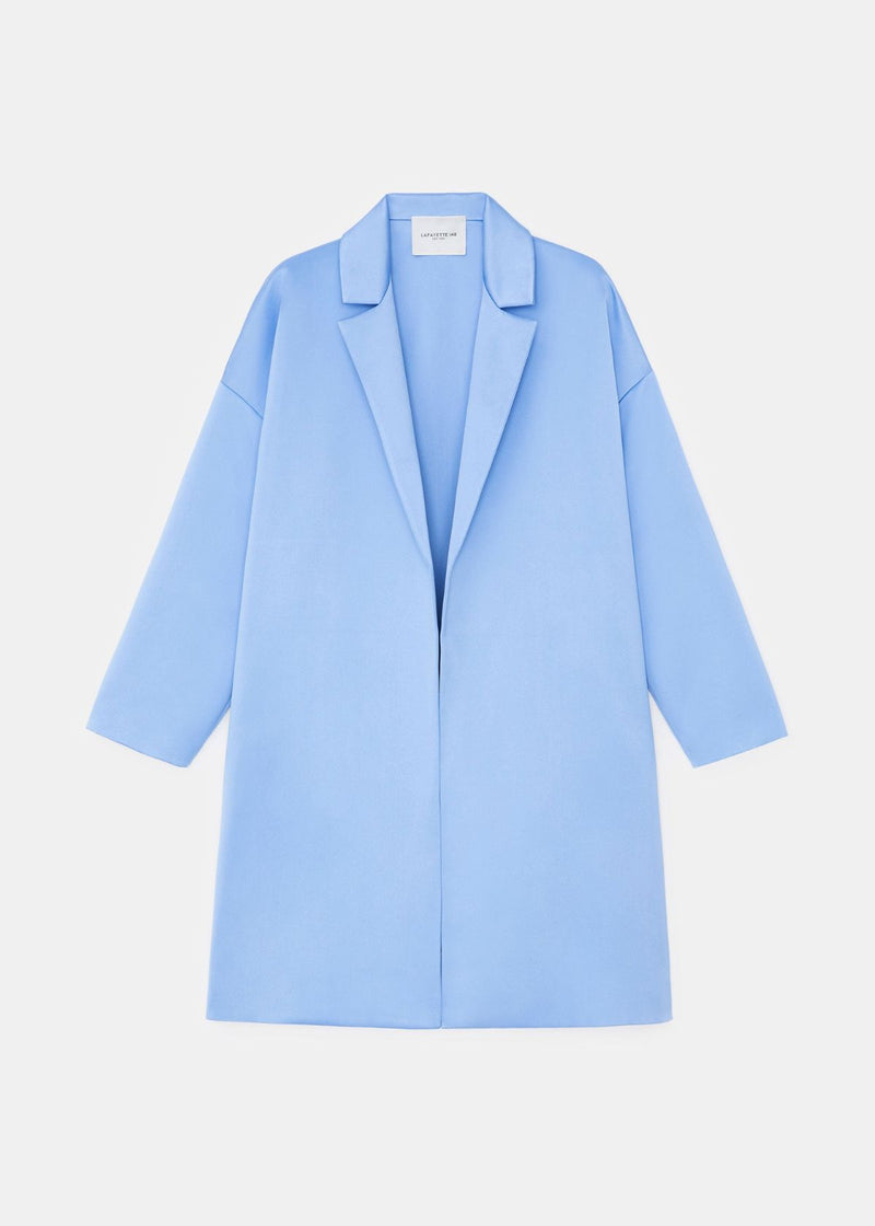 Light blue car on sale coat