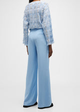 LAFAYETTE 148 Dalton Wide Leg Pant - Cool Blue