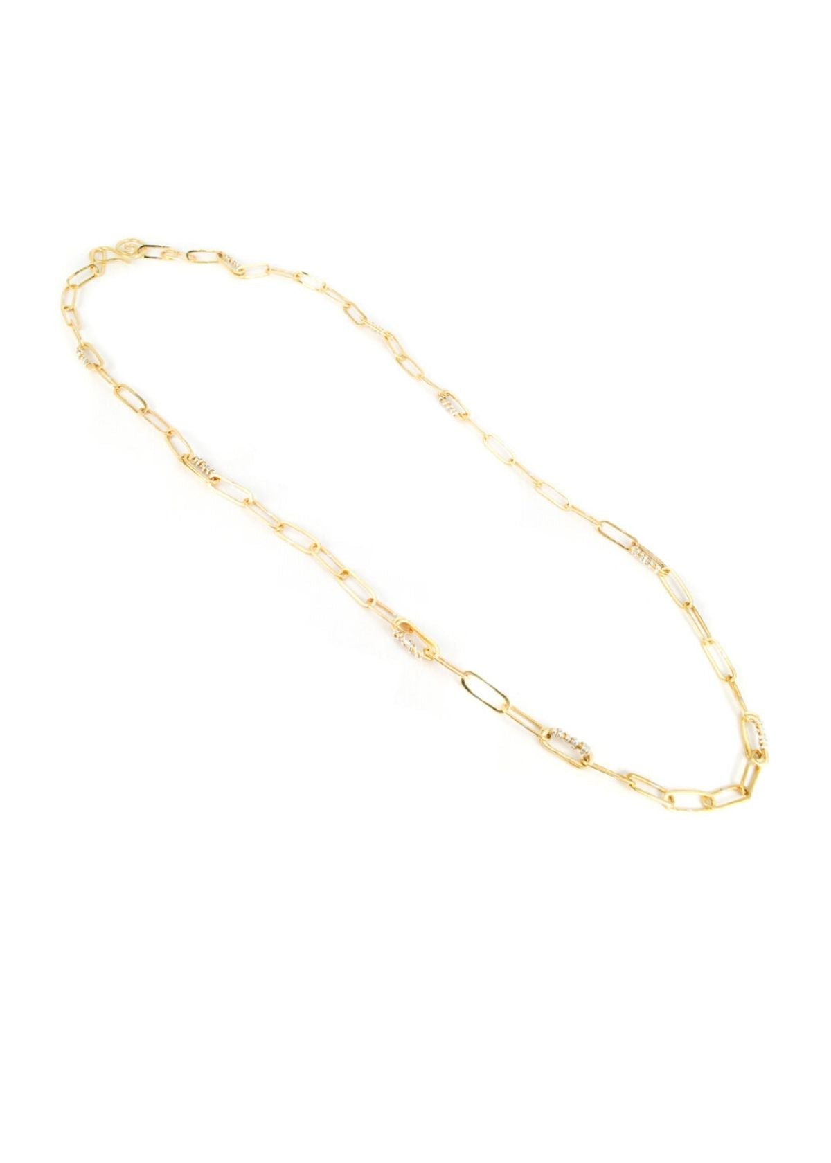 MARGARET ELLIS Bamboo Double Chain Necklace