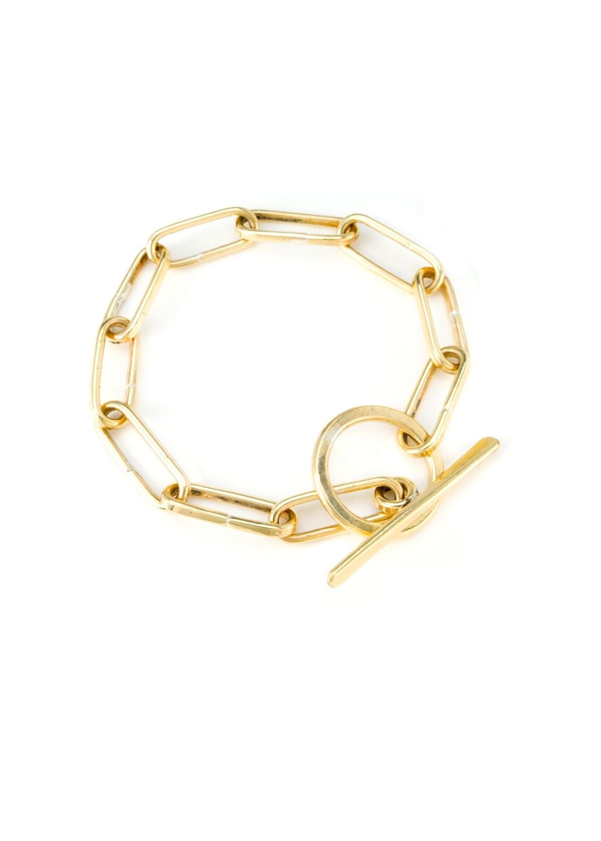 MARGARET ELLIS Heavy Chain Link Toggle Bracelet