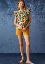 MARIE OLIVER Quinn Top - Daffodil