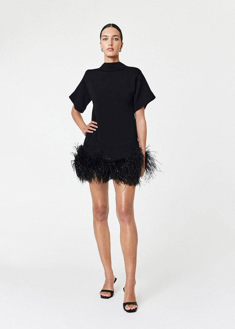 RACHEL GILBERT Rita Mini Dress - Black