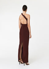RACHEL GILBERT Claudio Gown in Chocolate
