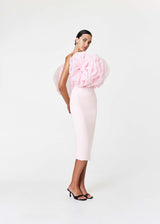 RACHEL GILBERT Pink Angelo Dress