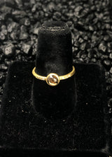 SARAH MCGUIRE Champagne Diamond Ring in Chloe Setting