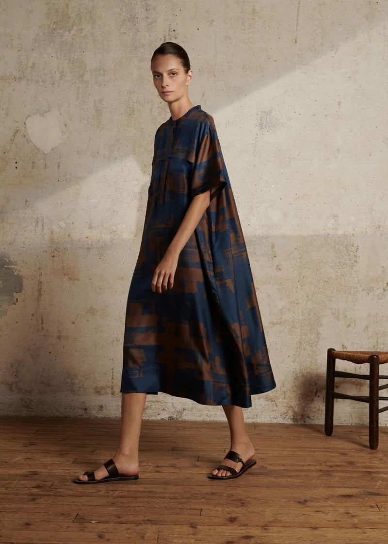 SOEUR Thailand Silk Maxi Dress