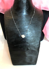 TENTHOUSANDTHINGS Sterling Silver Studded Chain with Pearl