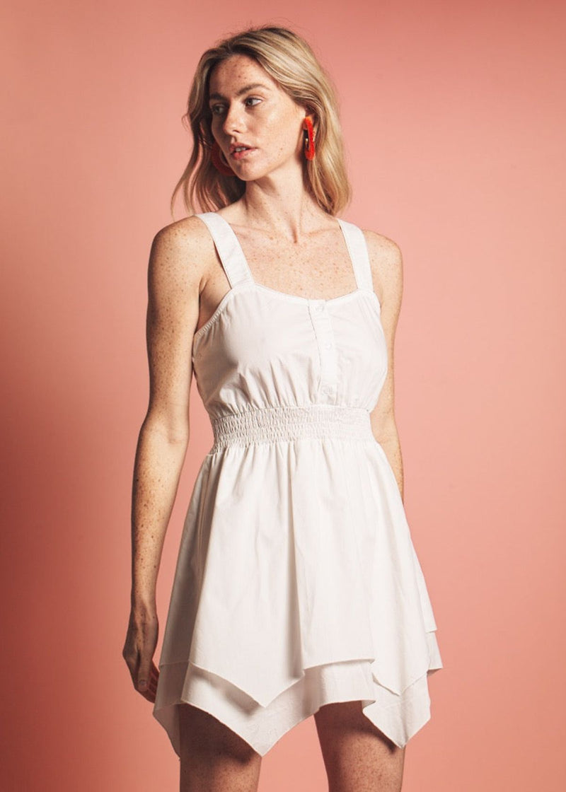 THE SHIRT The Stephanie Dress in White