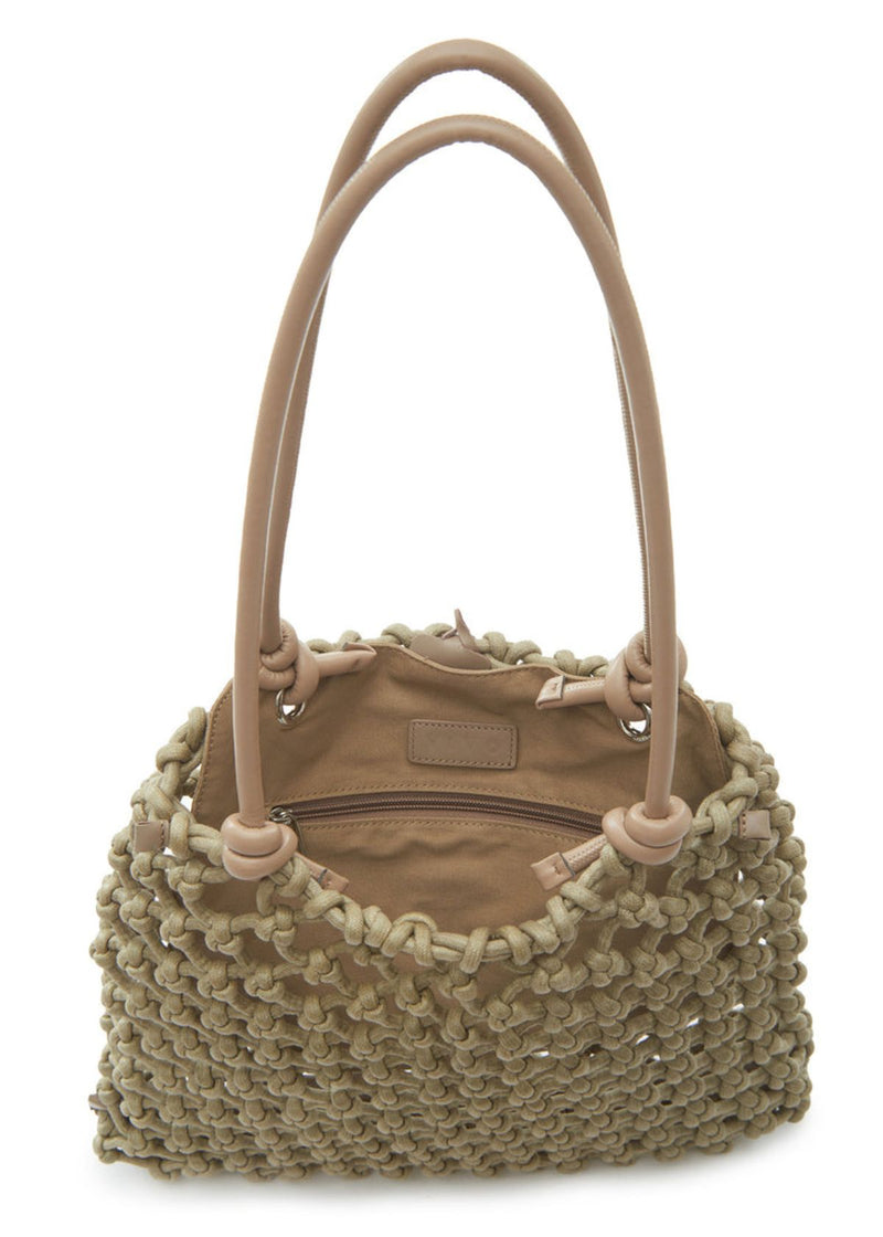 VIVO Isa Knotted Tote Bag - Tan
